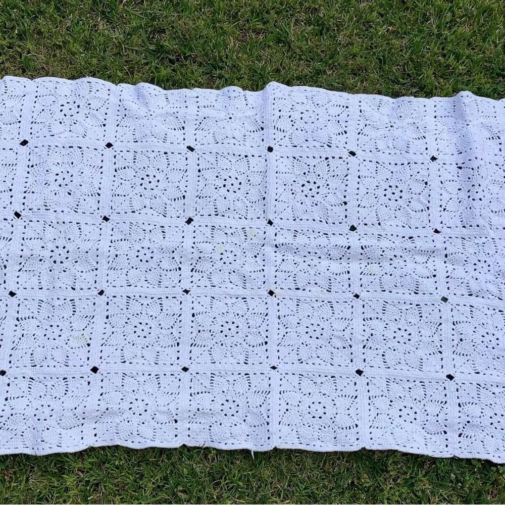 Crochet tablecloth